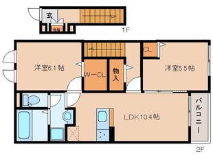 グリーンハイツ加茂Ⅰの物件間取画像